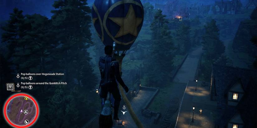 first hogsmeade station balloon location in hogwarts legacy