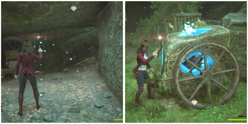 first swarm of fireflies in hogwarts legacy