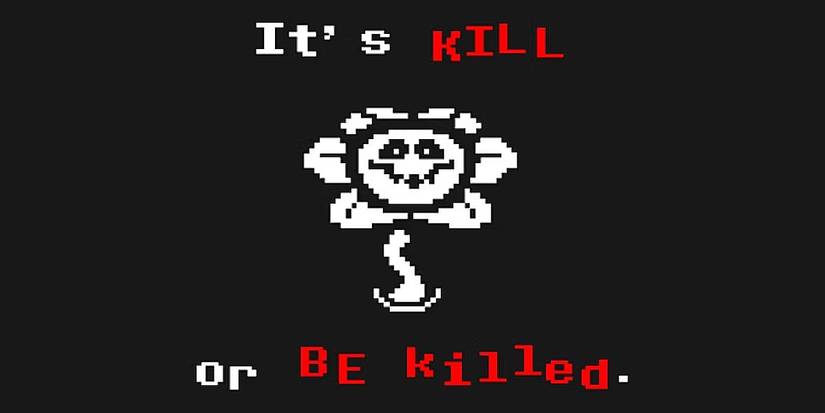 Flowey's core philosophy in Undertale