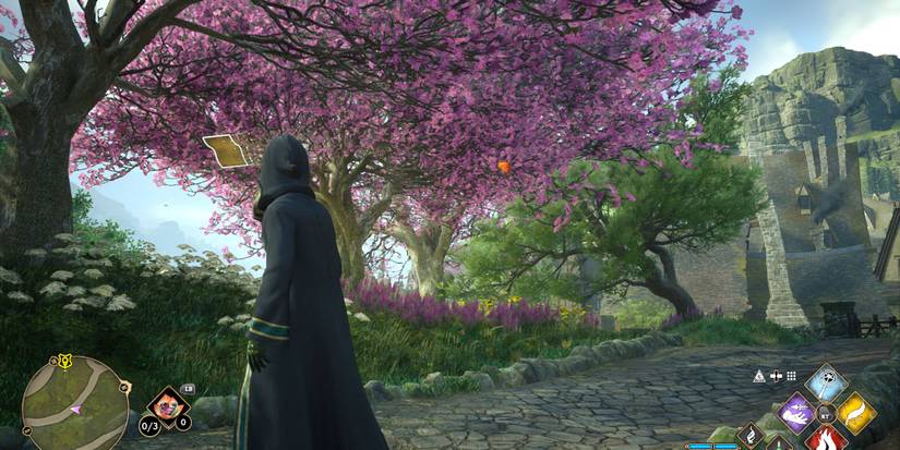 flying field guide page Hogsmeade Hogwarts Legacy