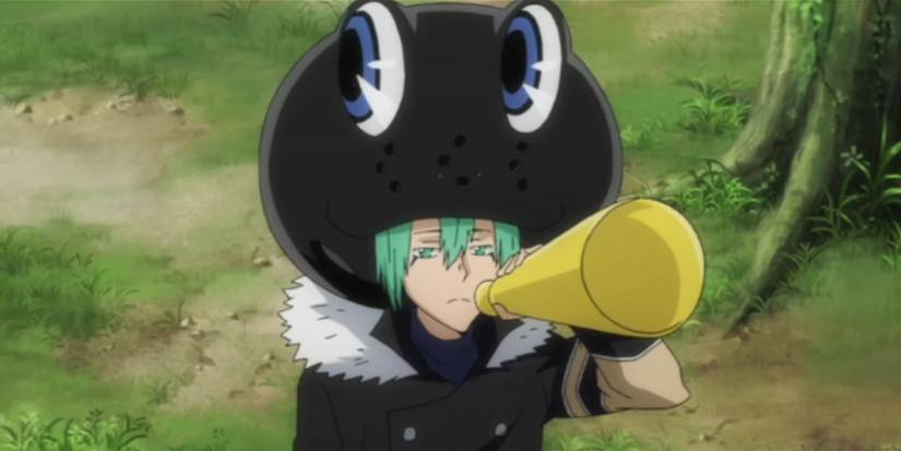 Fran with an announcer