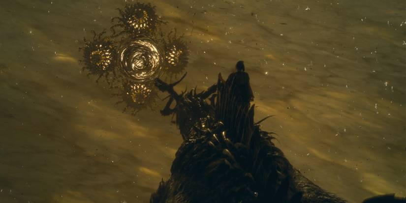 Frey riding a dragon in forspoken