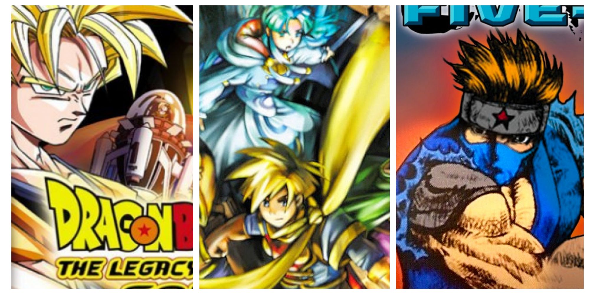 GBA Games Legacy of Goku II Golden Sun Ninja 5-O