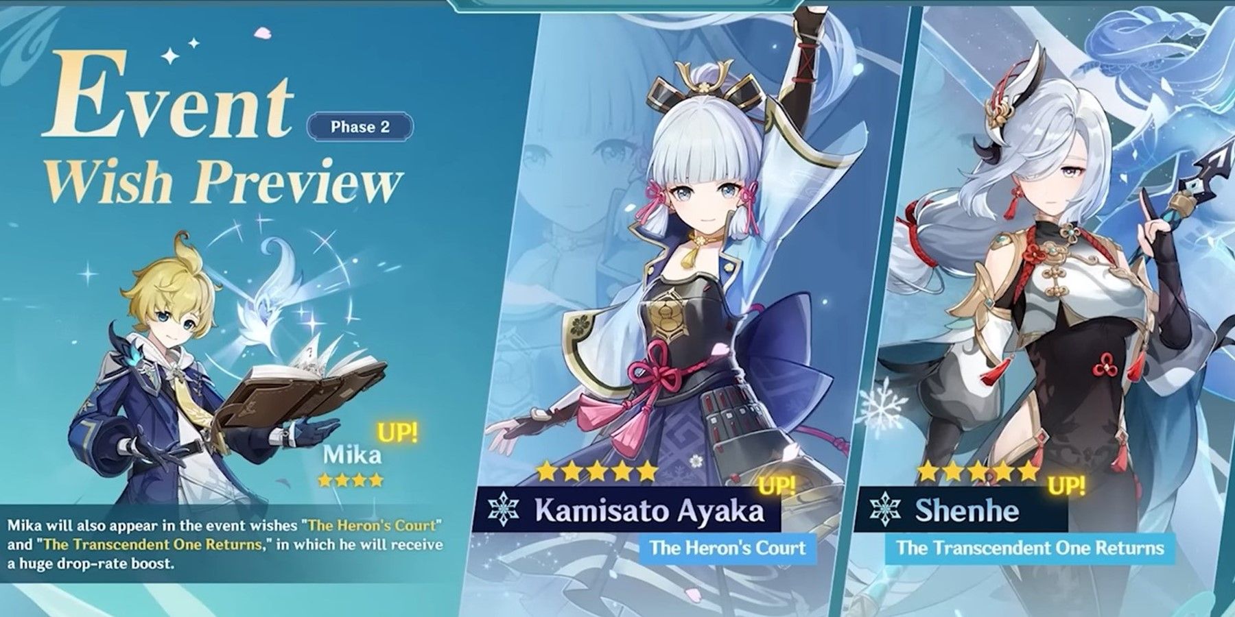 Predictions for 4-star characters in future banners have changed