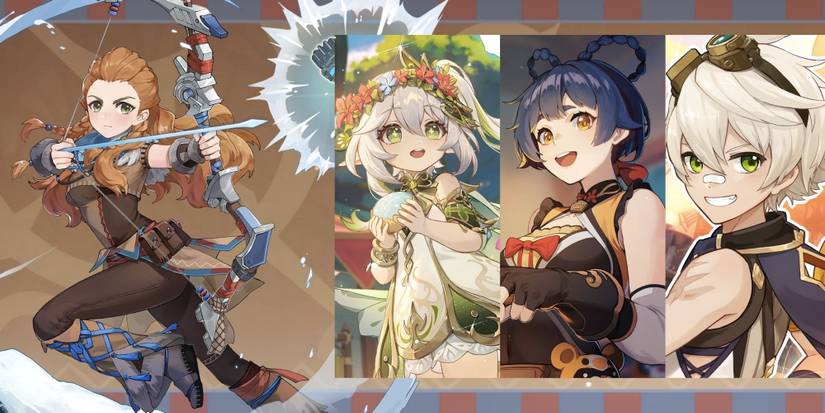Genshin Impact - Aloy + Nahida + Xiangling + Bennett