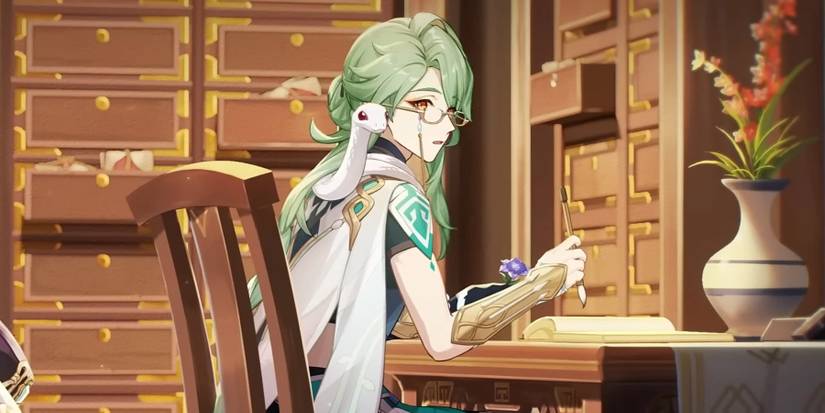 baizhu snake and glasses