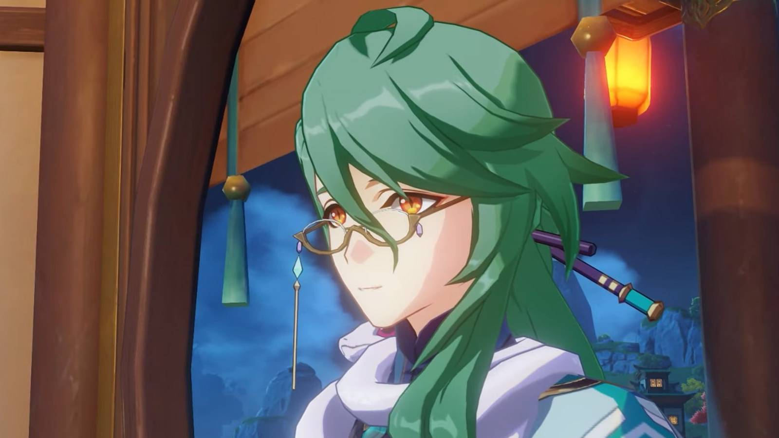 Genshin Impact Baizhu cutscene