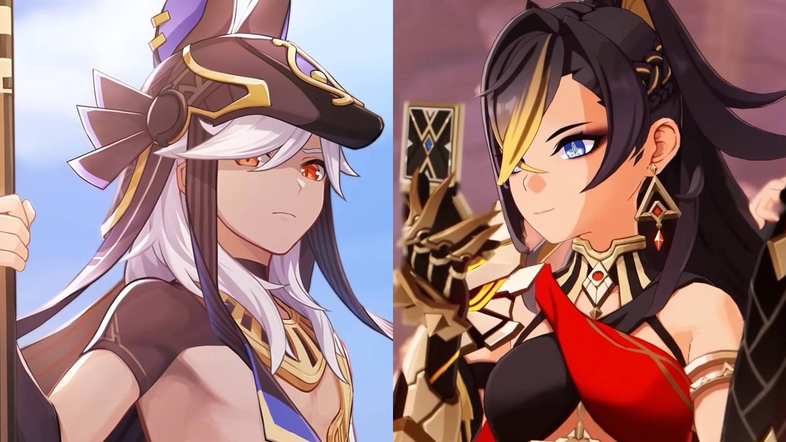 Genshin Impact Cyno and Dehya