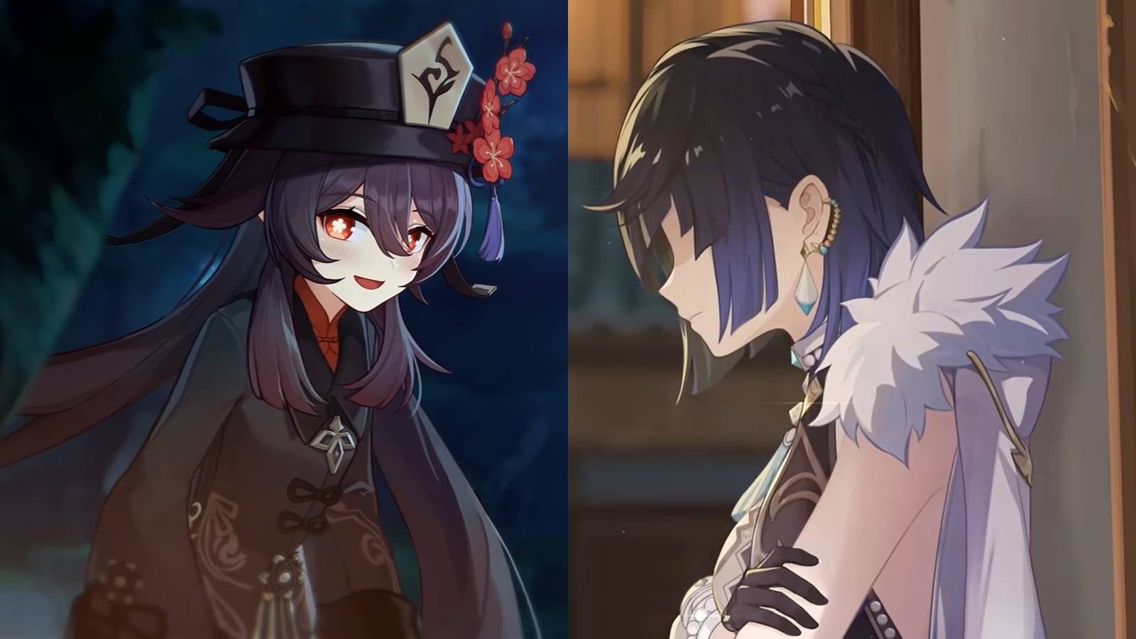 Genshin Impact Hu Tao and Yelan