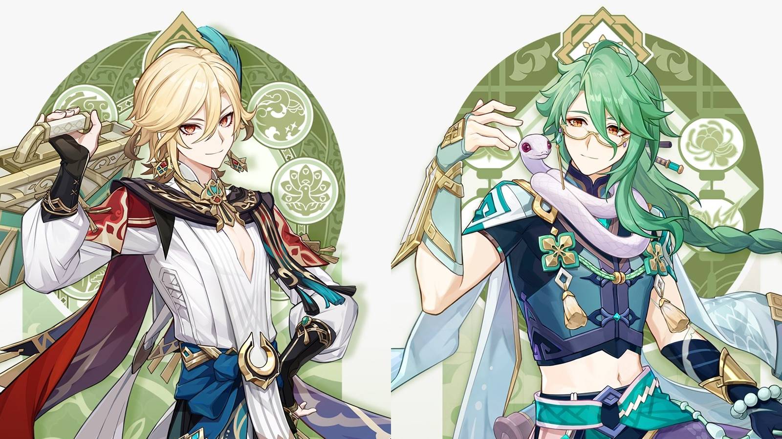 Genshin Impact Kaveh and Baizhu