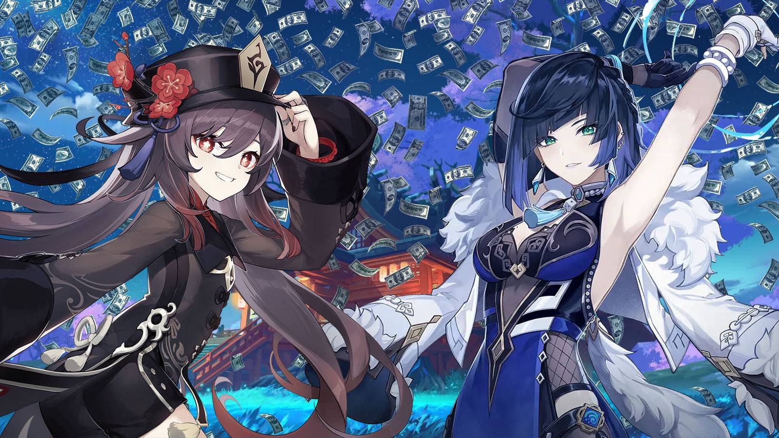 genshin-impact-yelan-and-hu-tao-smash-games-revenue-record-gamerant