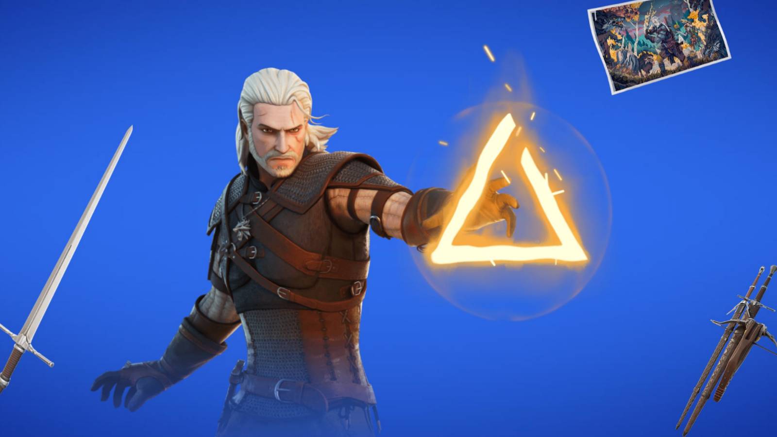 geralt and his cosmetic items