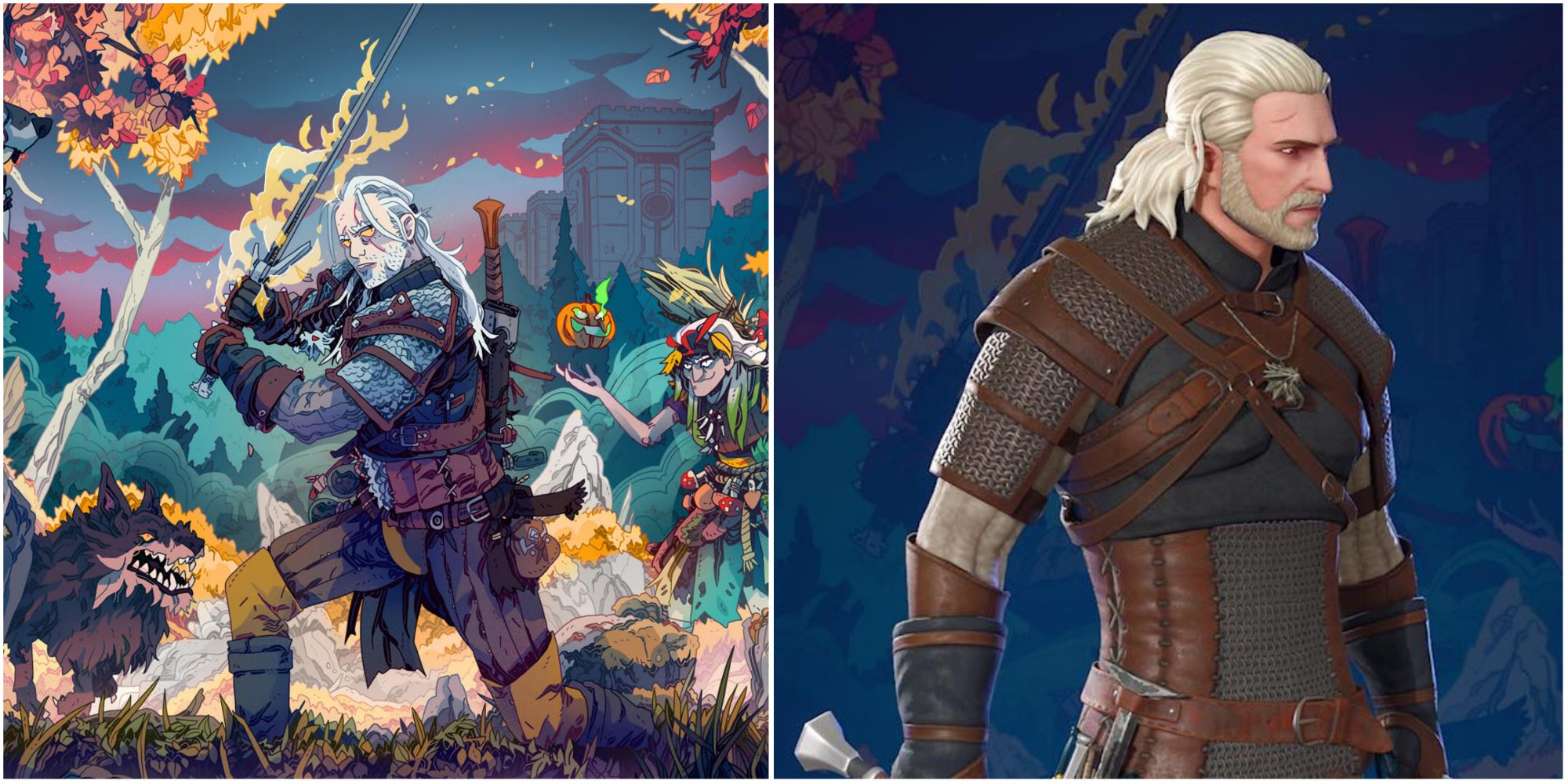 geralt loading screen and geralt skin in-game