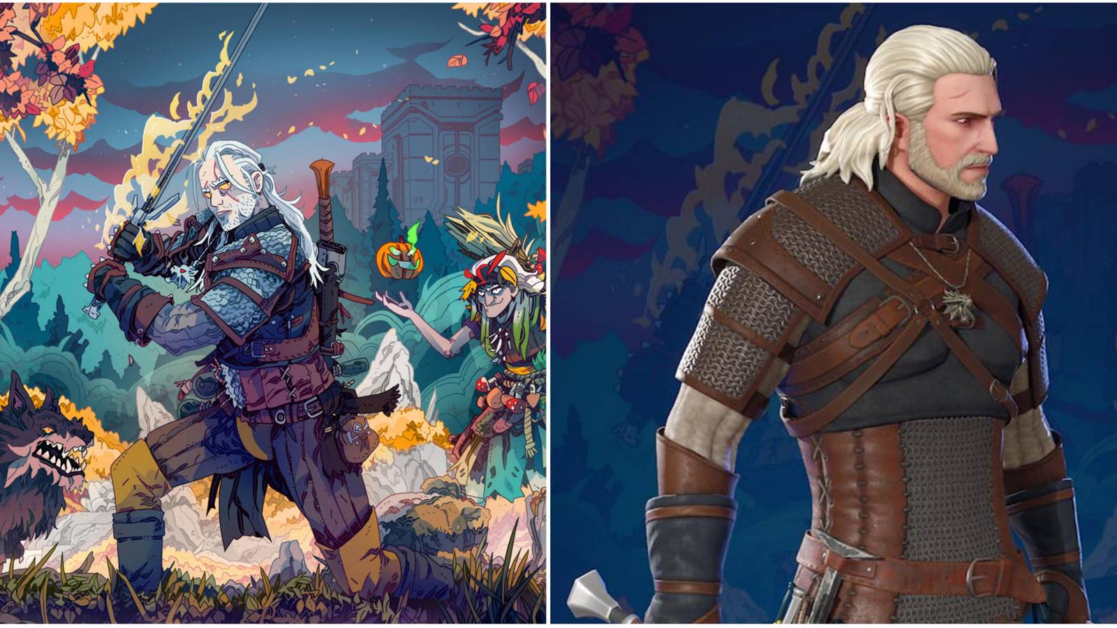 geralt loading screen and geralt skin in-game