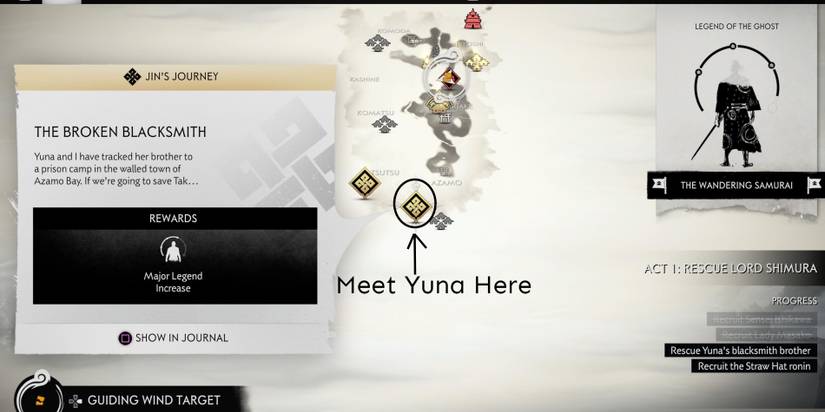Ghost-of-Tsushima-Broken-Blacksmith-Map