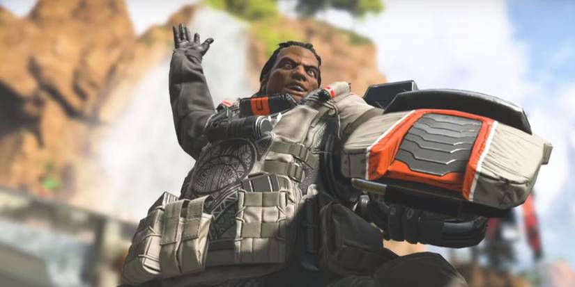 Gibraltar with a combat pose