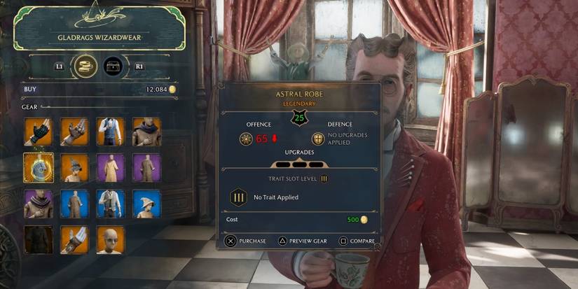 gladrags wizardwear in hogwarts legacy