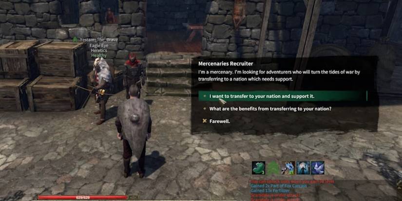 Gloria Victis Mercenary Recruiter