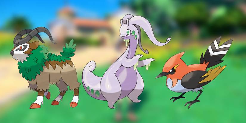 Kalos pokemon examples gogoat goodra fletchinder