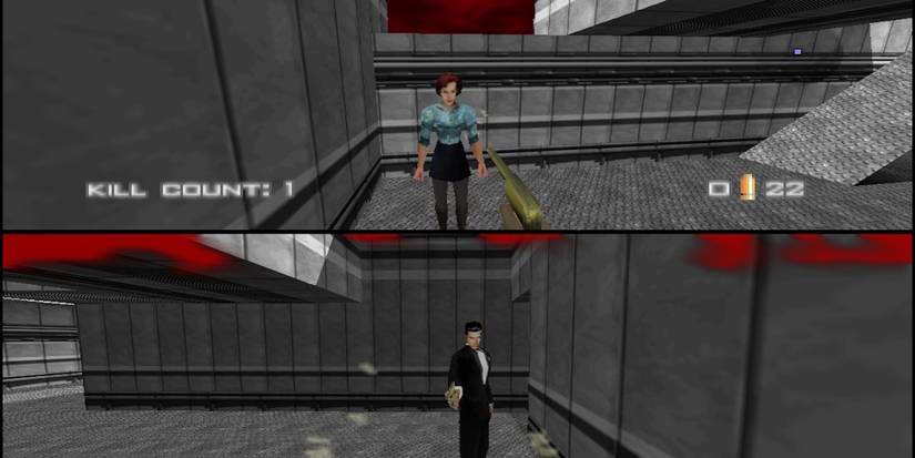 Goldeneye multiplayer golden gun kill