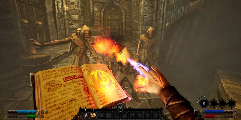 A screenshot from Graven