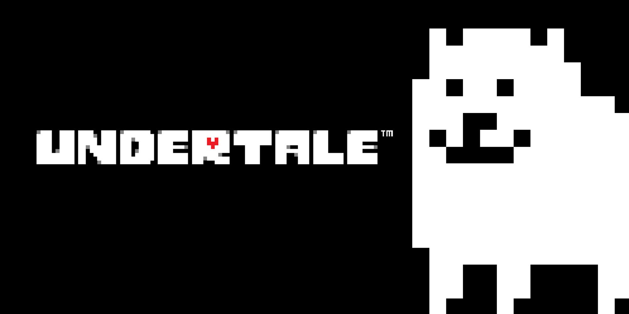 A white dog from Undertale