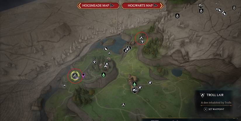 Troll Lairs in Hogwarts Legacy