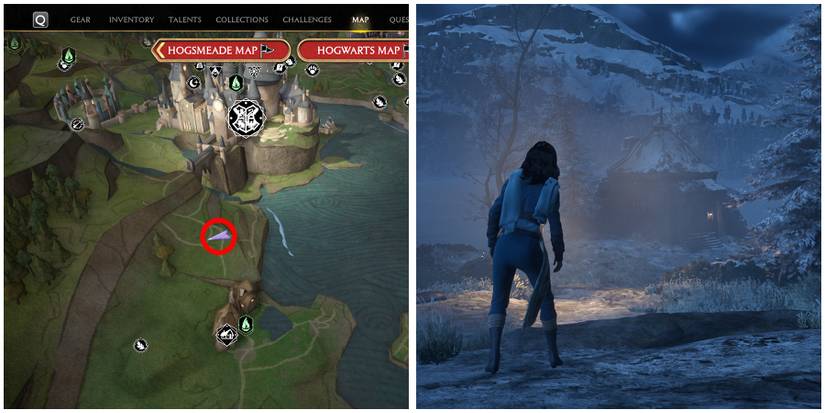 hagrid hut location in hogwarts legacy