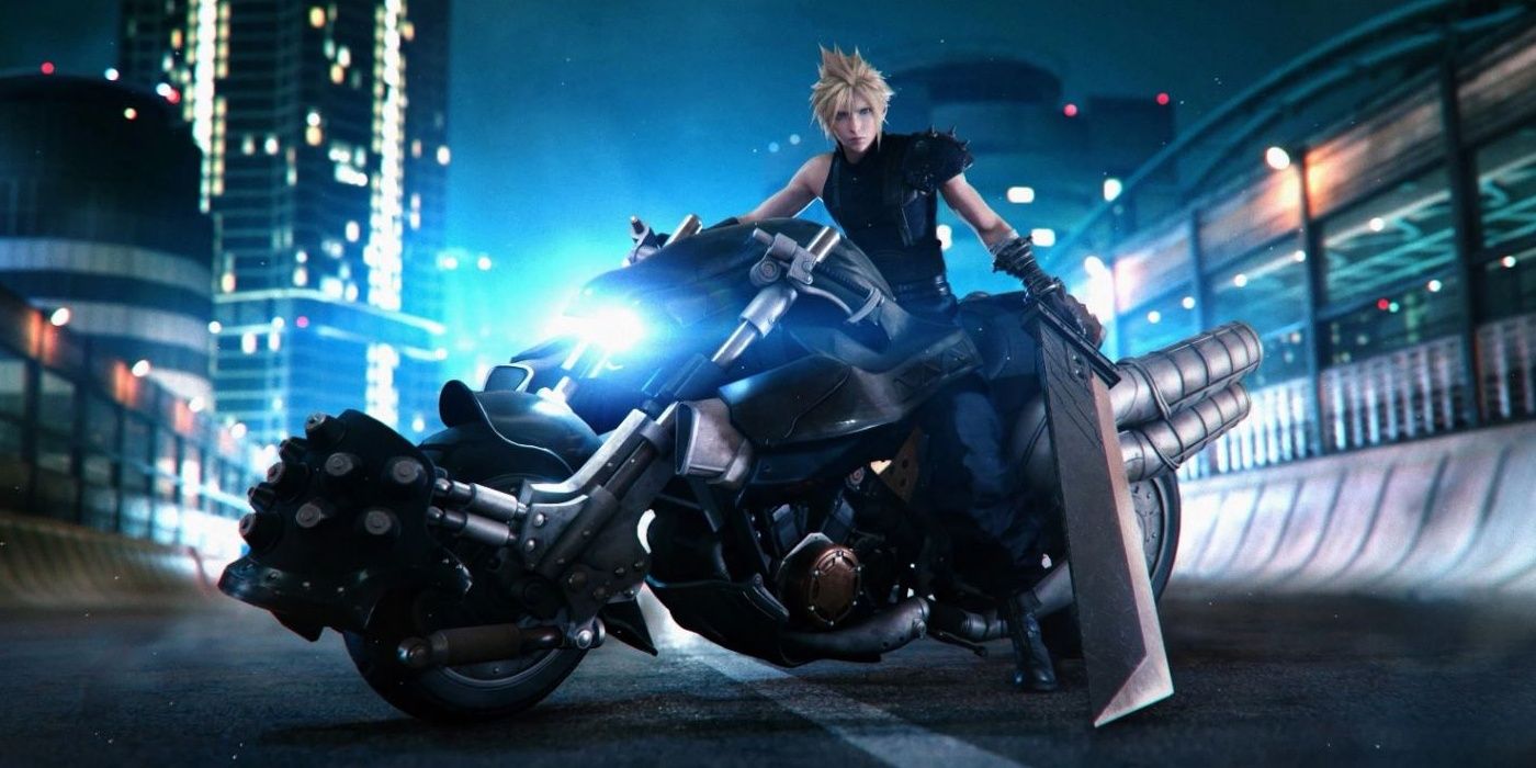 Cloud from the Final Fantasy VII HD remake on Hardy-Daytona