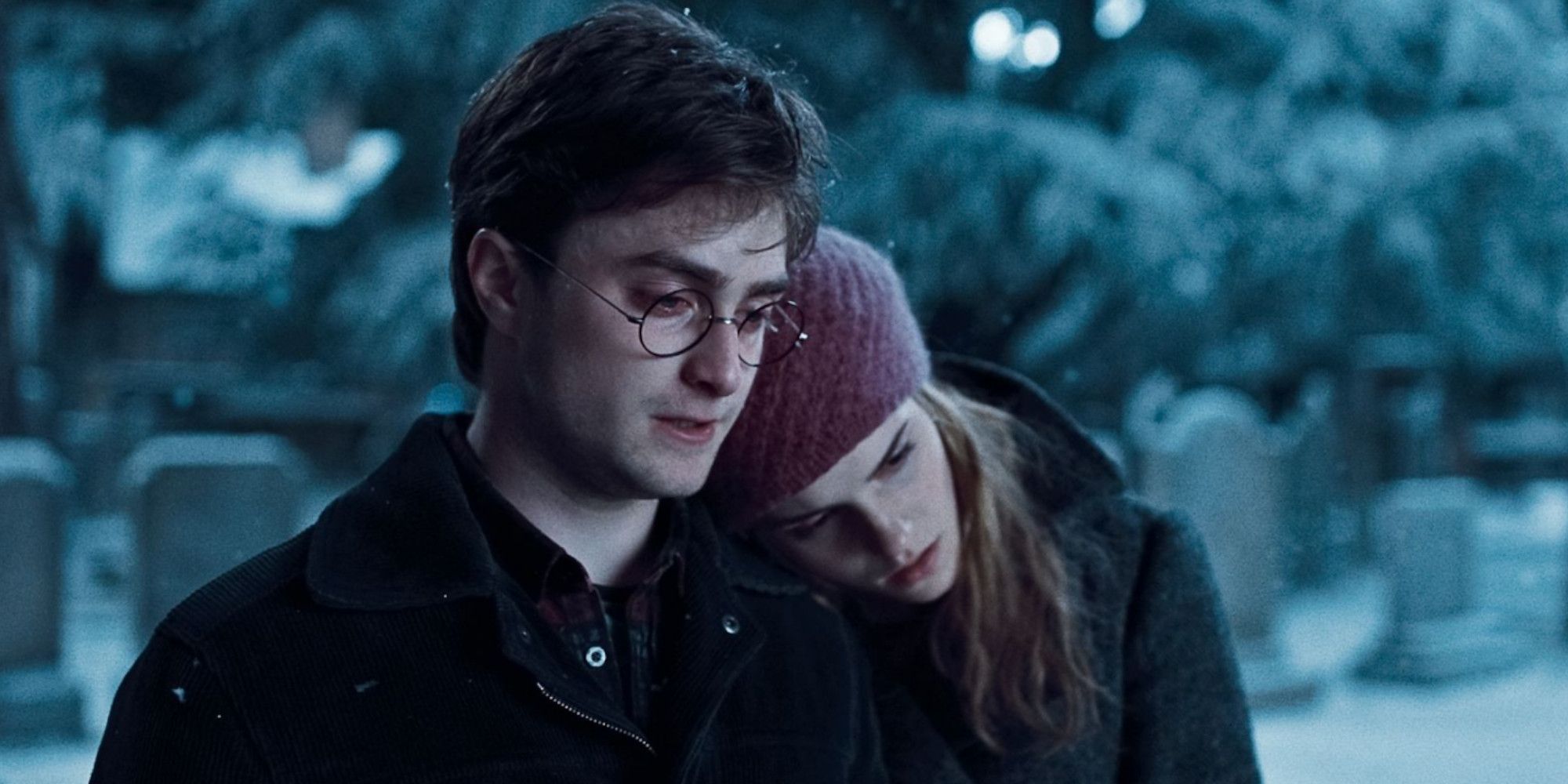 Harry Potter Scenes That Are Better In The Books Than The Movies Harry and Hermione Visit Godric's Hollow