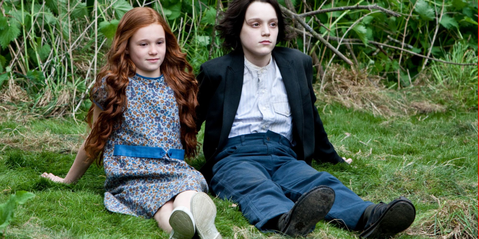 Younger iterations of Lily Evans and Severus Snape in Harry Potter. 