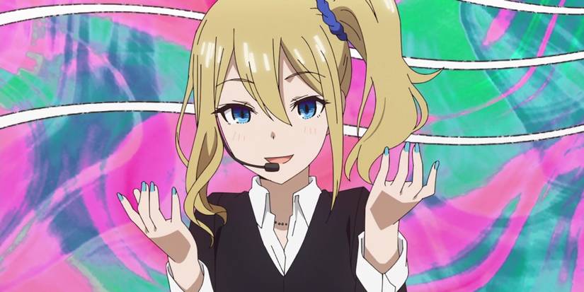 hayasaka as an idol in kaguya sama