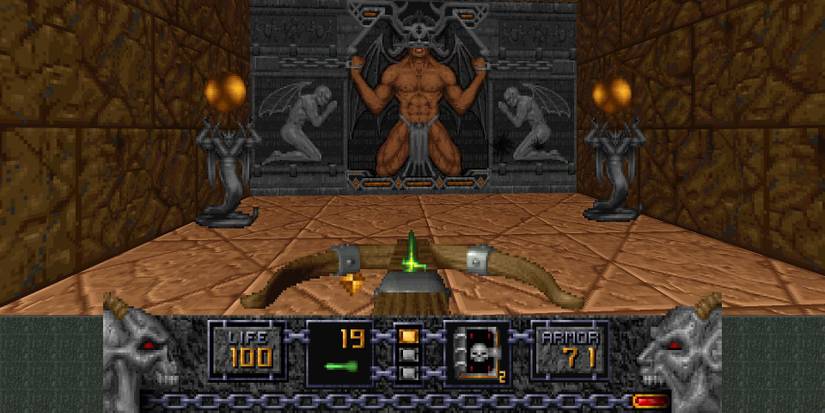 a screenshot from Heretic