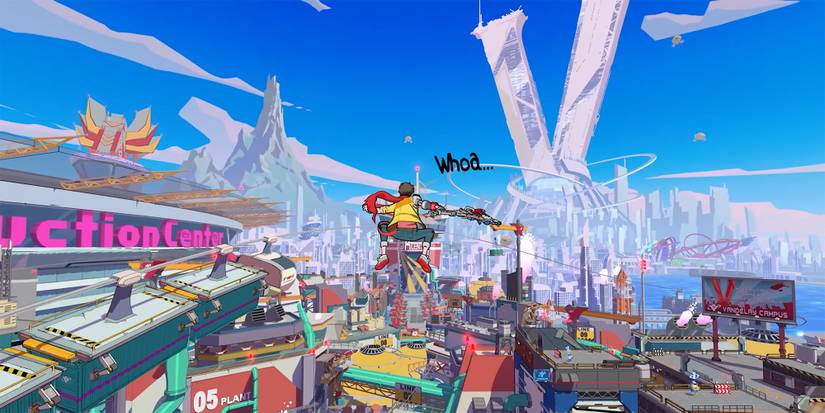 Hi Fi Rush - Chai Looking Out At The Beautiful Cityscape In Front Of Him