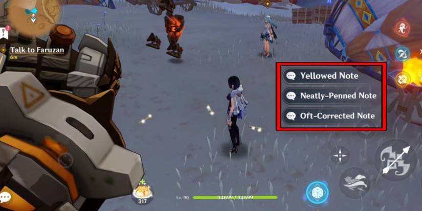 hidden achievement in faruzan hangout in genshin impact