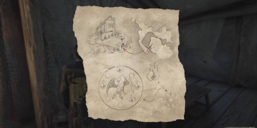 Henrietta's Map in Hogwarts Legacy