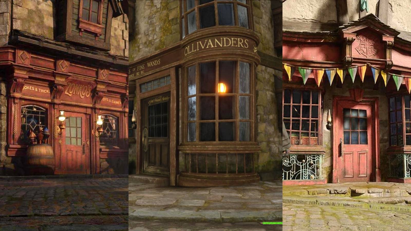 Zonko's, Ollivander's, and Spintwitches in Hogwarts Legacy