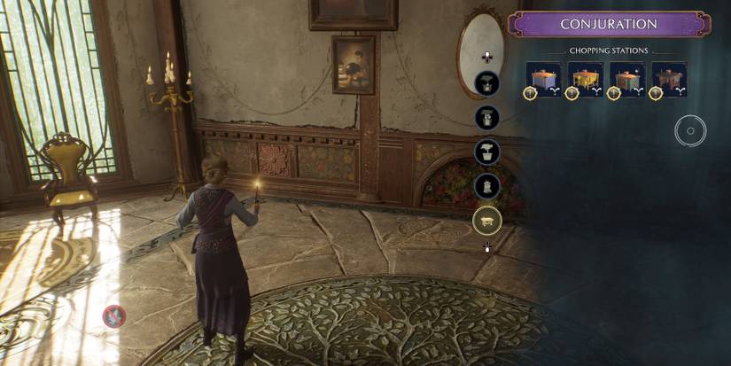 hogwarts legacy chopping station conjuring