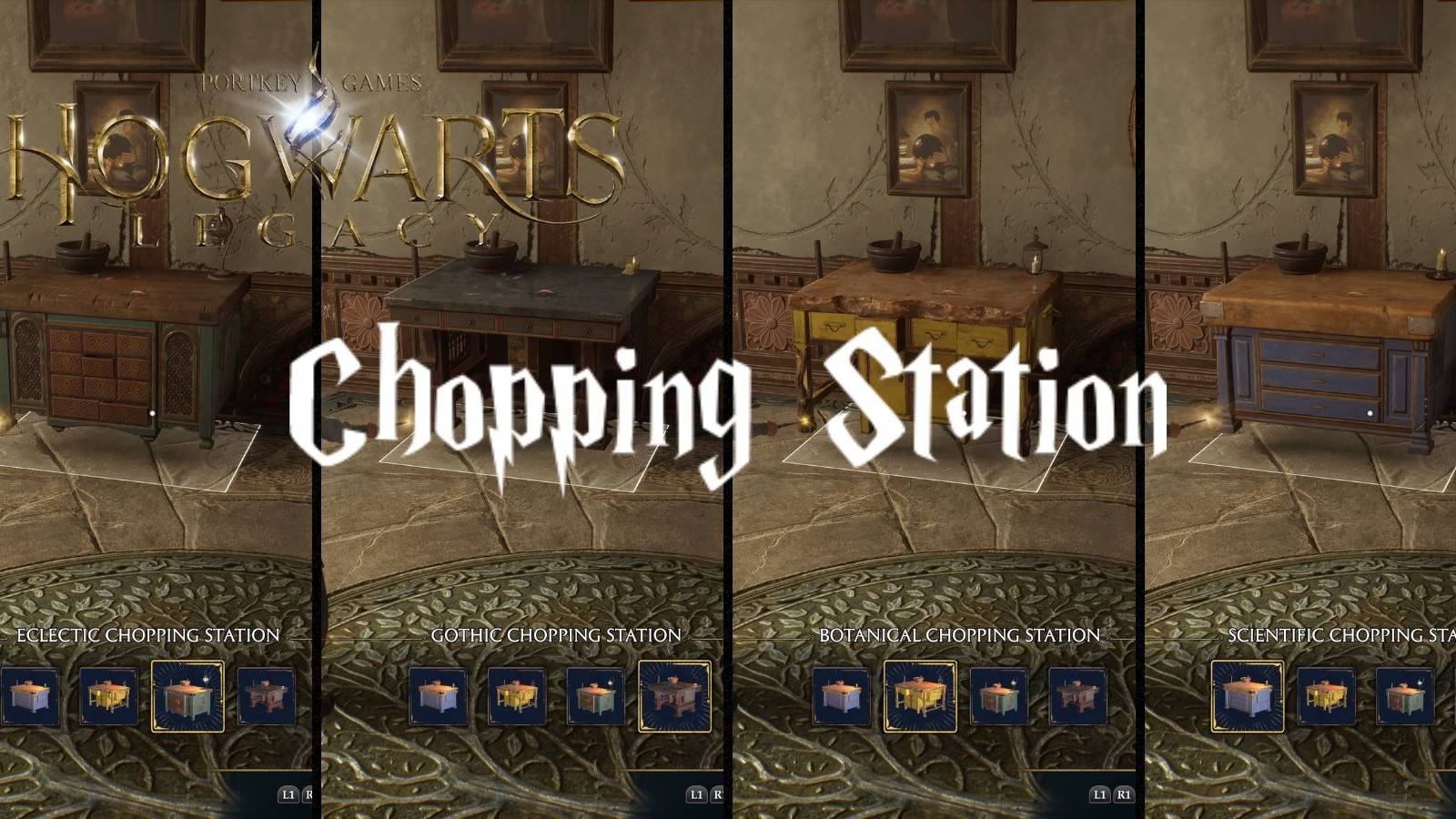 hogwarts legacy chopping stations guide