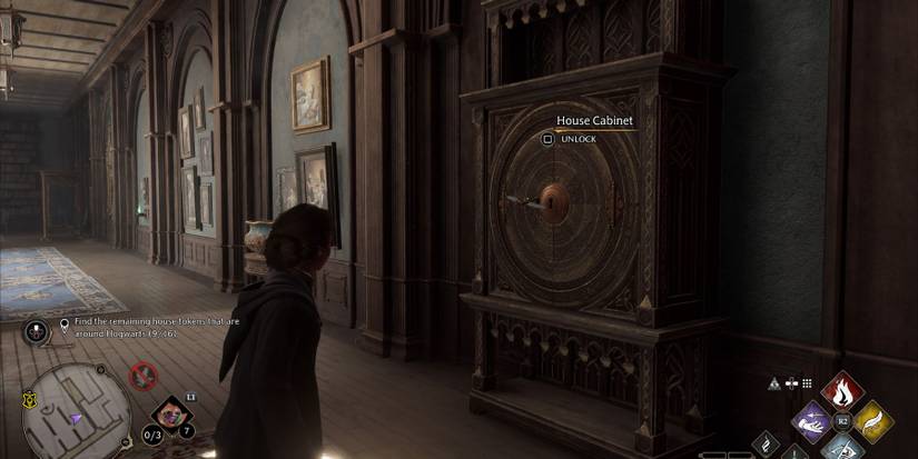 hogwarts legacy daedalian cabinet library