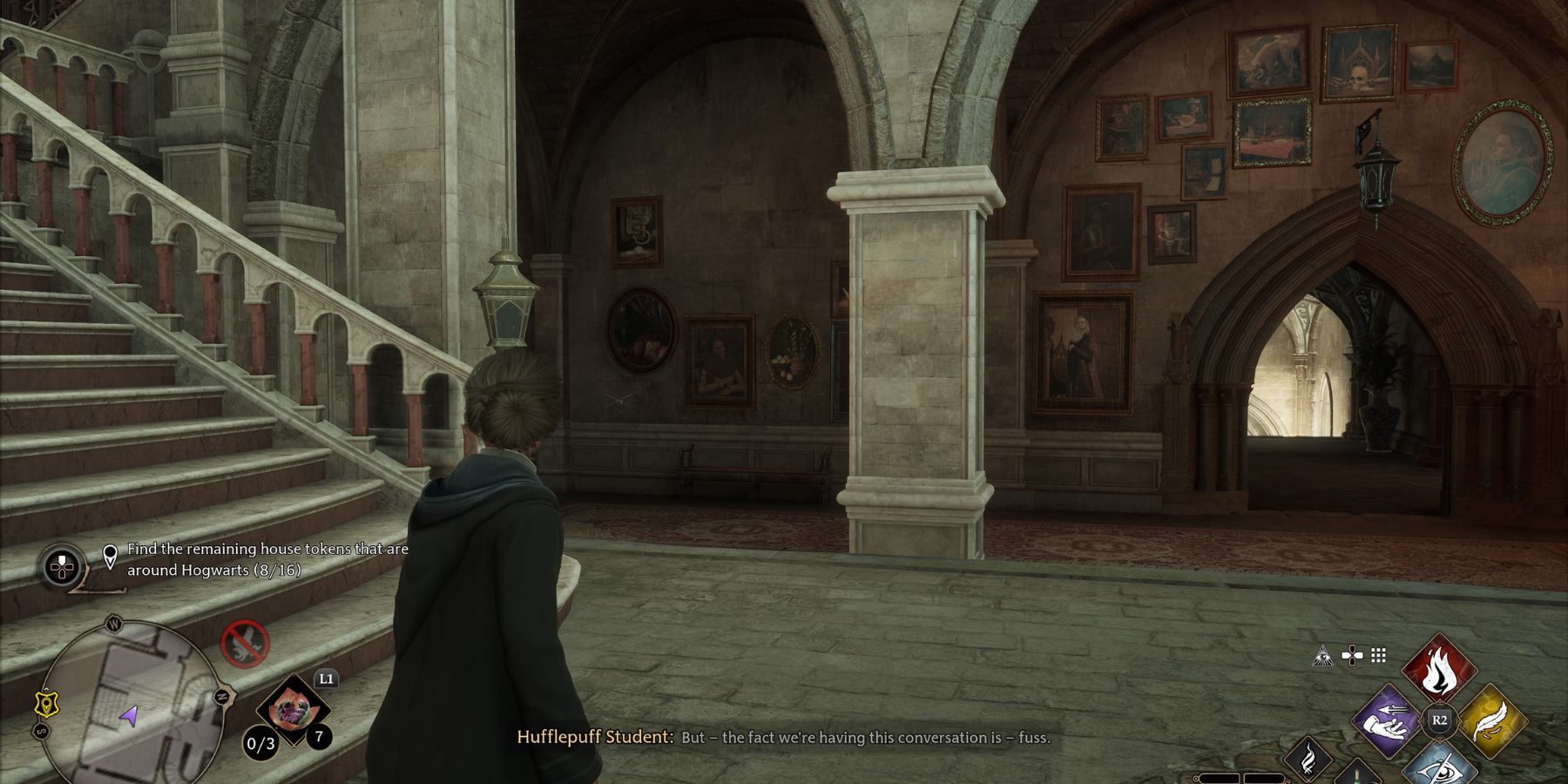 hogwarts legacy daedalian central hall portraits