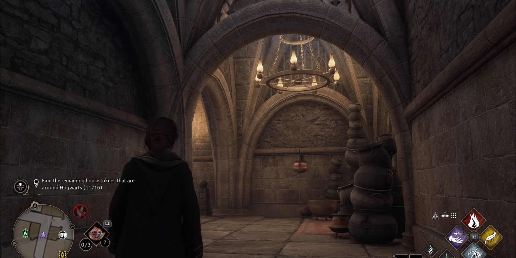 hogwarts legacy daedalian chandelier cauldrons