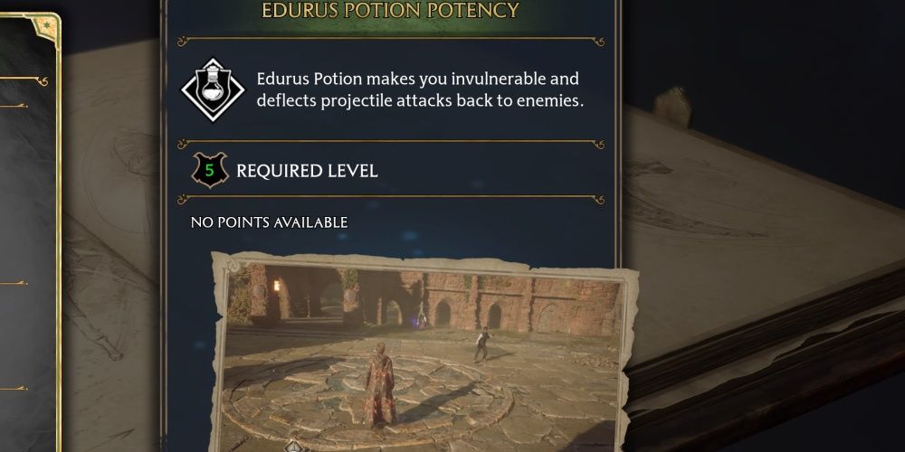 hogwarts legacy edurus potion potency