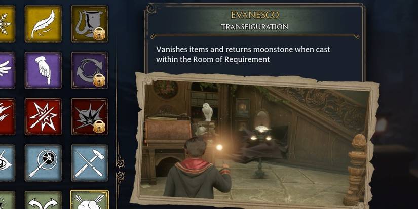 hogwarts legacy evanesco transfiguration