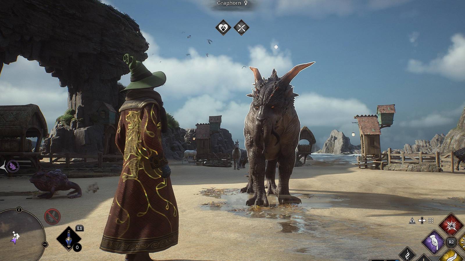 hogwarts legacy female graphorn