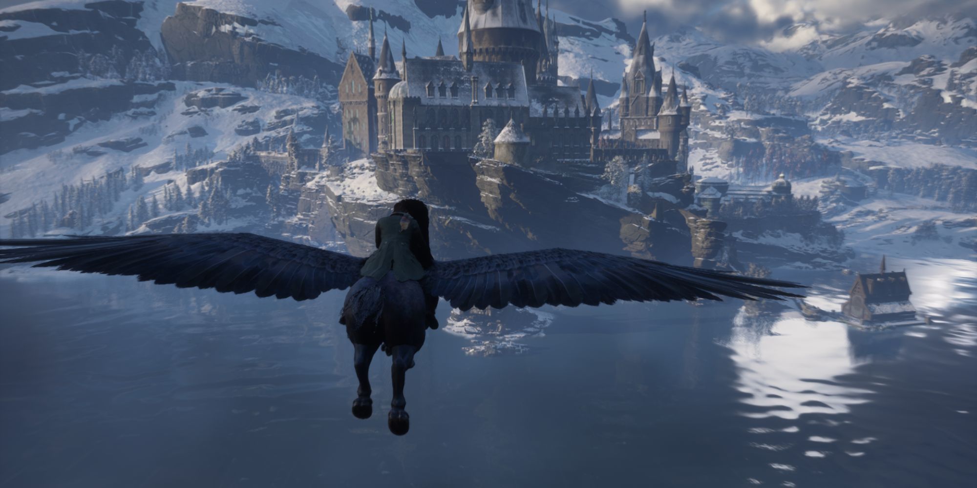 Hogwarts Legacy Flying On Caligo The Hippogriff