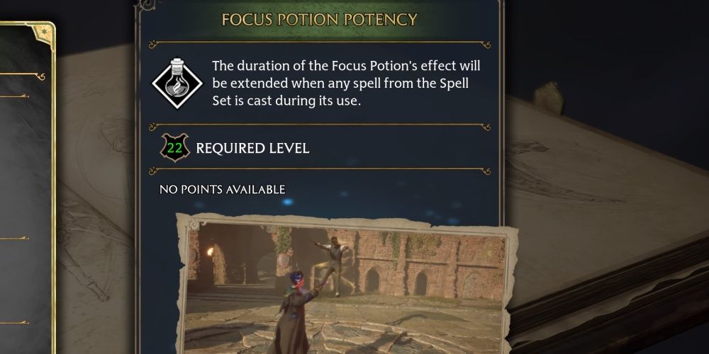 hogwarts legacy focus potion potency talent