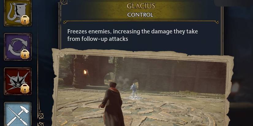 hogwarts legacy glacius control spell