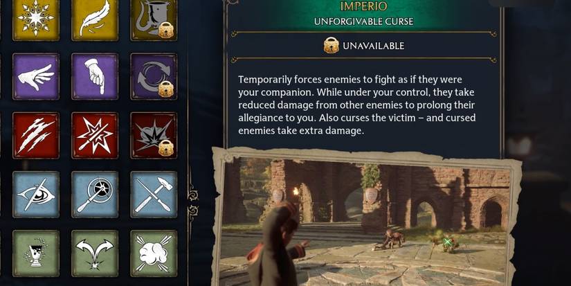 hogwarts legacy imperio unforgivable curse