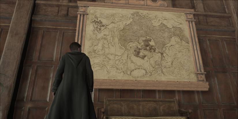 Hogwarts Legacy Map of Hogwarts